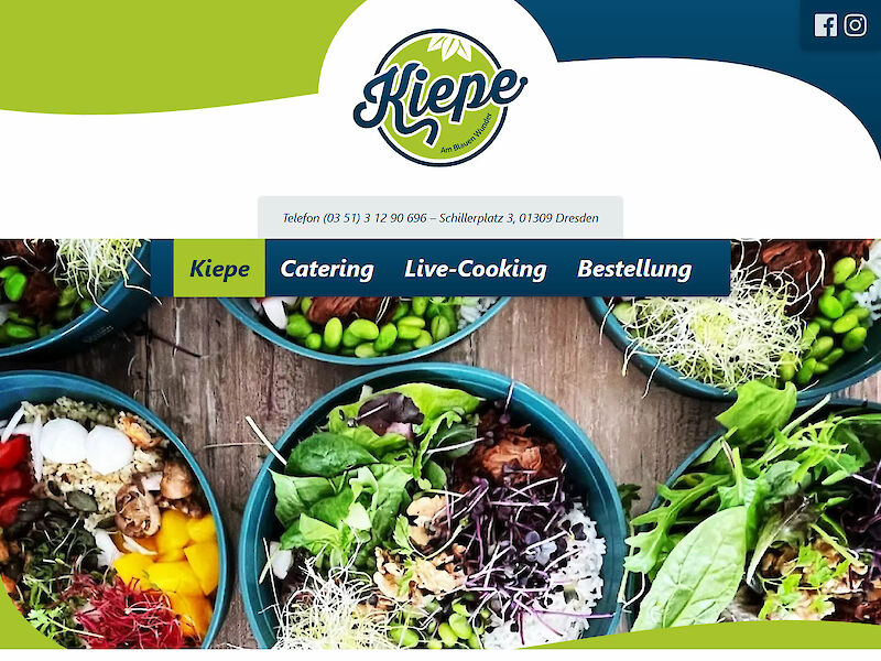 Screenshot Website