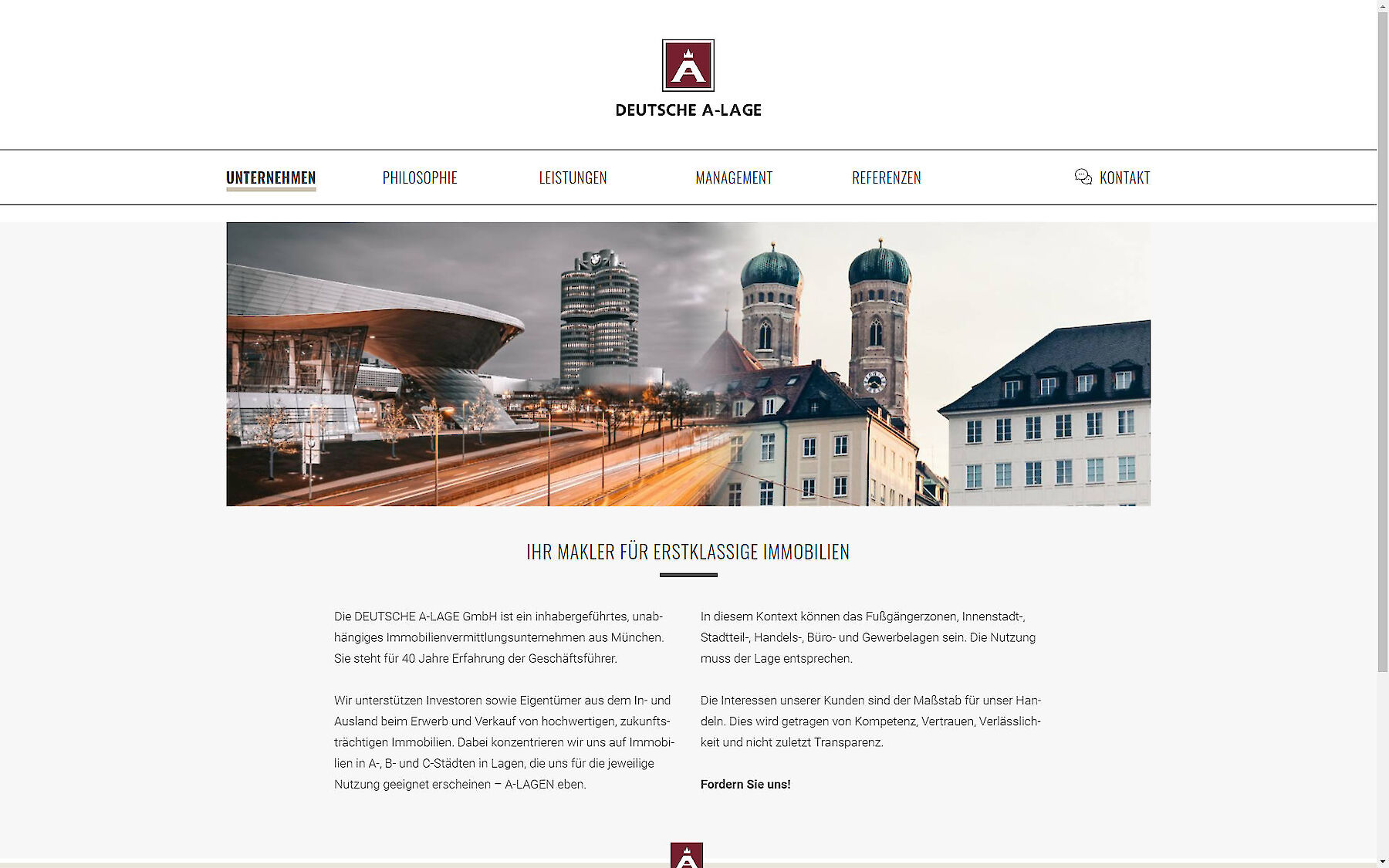 Screenshot Website