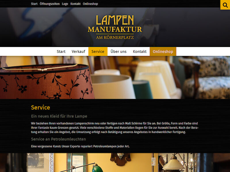 Screenshot Website