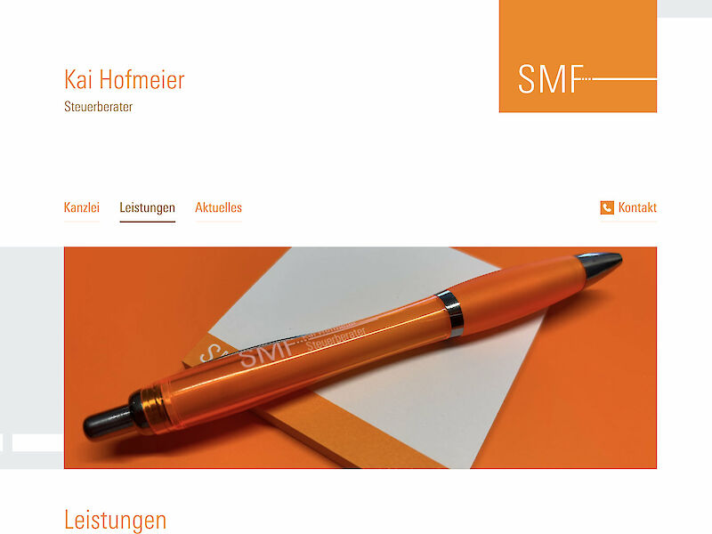 Screenshot Website