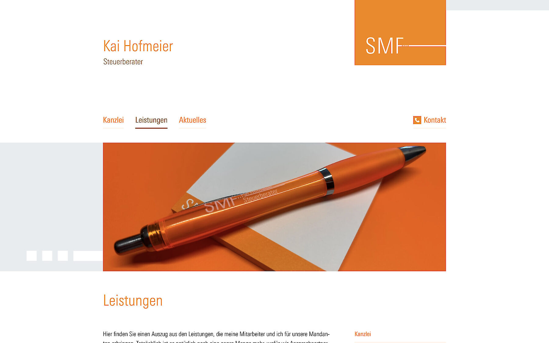 Screenshot Website